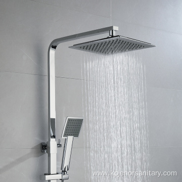 Wall Mounted Brass Rain Shower Faucet